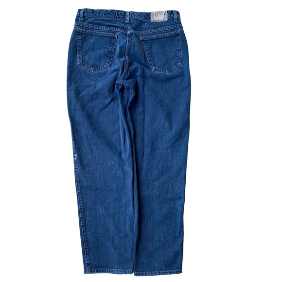 90s Marithe Francois Girbaud Straight Leg Vintage Jeans Designer Blue Navy Loose - Picture 6 of 9